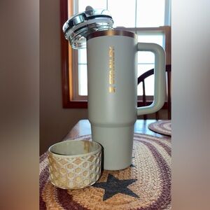 Stanley protour Gilded Celadon 30oz tumbler. NWOT with Boot